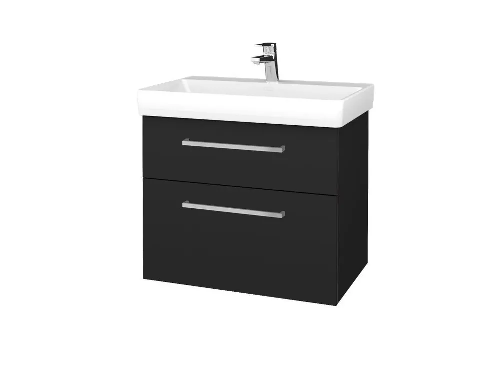 Akce Koupelnová skříňka PROJECT SZZ2 70 - L03 Antracit vysoký lesk / Úchytka T04 / L03 Antracit vysoký lesk