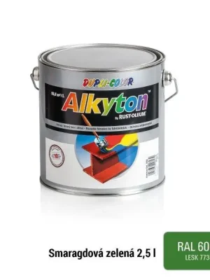 Značkový ALKYTON RAL6001 lesk 2,5l