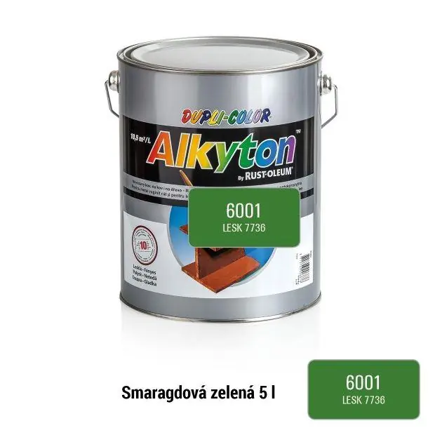 Akční Cena ALKYTON RAL6001 lesk 5l