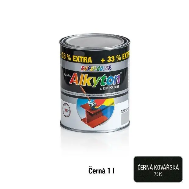 Značkový ALKYTON kovářská černá AKCE 1l