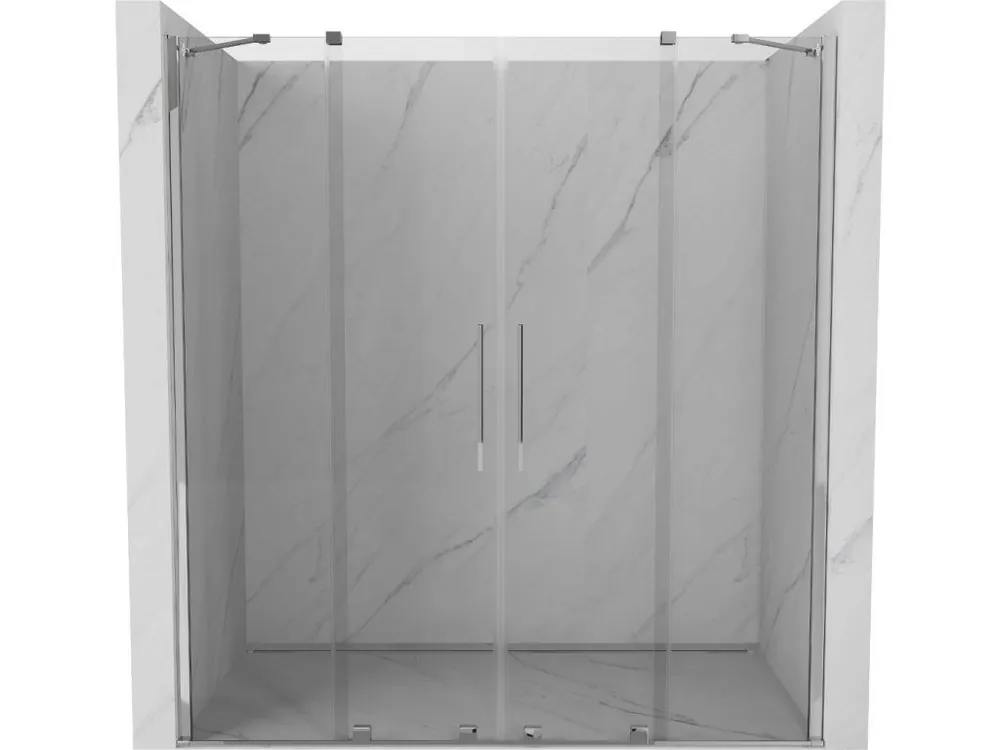 Zlevněný MEXEN/S - Velar Duo posuvné sprchové dveře 180, transparent, chrom 871-180-000-02-01