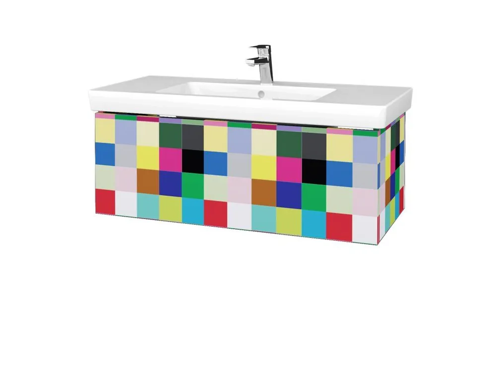 Akce Koupelnová skříňka VARIANTE SZZ 100 pro umyvadlo Subway 2.0 - IND Individual / IND Individual