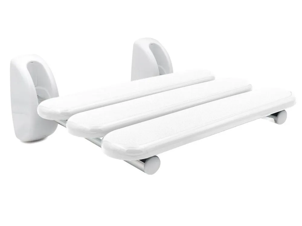 Must-Have HANDICAP sklopné sedátko do sprchového koutu, 36x25cm, bílá - koupelny-sanita.cz