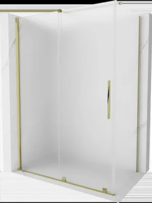 Zlevněný MEXEN/S - Velar sprchový kout, posuvné dveře 130 x 70, dekor, zlato 871-130-070-31-50