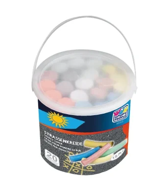 HappyPeople Kbelík kříd 20ks Levný