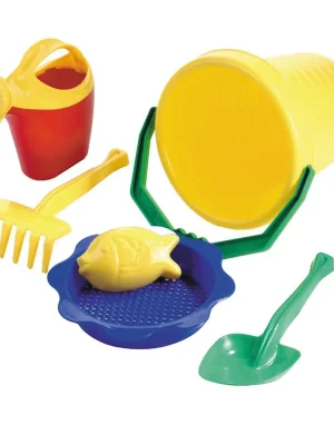 HappyPeople Hrací set na písek cca 21 cm 6 kusů Horká Nabídka