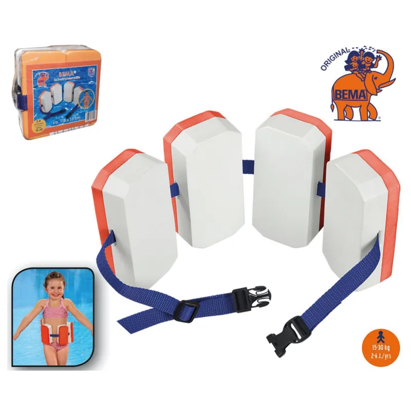 HappyPeople Plavecká pomůcka BEMA 2-6 let 15-30kg, 4 plováky Originální