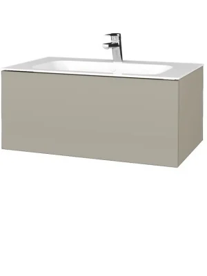 Akce Koupelnová skříňka VARIANTE SZZ 80 pro umyvadlo Finion - L04 Béžová vysoký lesk / L04 Béžová vysoký lesk