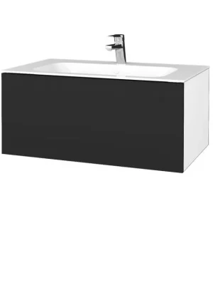 Akce Koupelnová skříňka VARIANTE SZZ 80 pro umyvadlo Finion - N01 Bílá lesk / L03 Antracit vysoký lesk