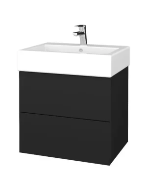 Akce Koupelnová skříňka VARIANTE SZZ2 60 pro umyvadlo Duravit Vero - L03 Antracit vysoký lesk / L03 Antracit vysoký lesk