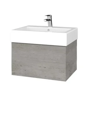 Akce Koupelnová skříňka VARIANTE SZZ 60 pro umyvadlo Duravit Vero - D01 Beton / D01 Beton