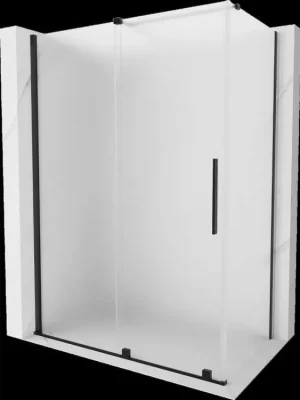 Zlevněný MEXEN/S - Velar sprchový kout, posuvné dveře 130 x 70, dekor, černá 871-130-070-31-70