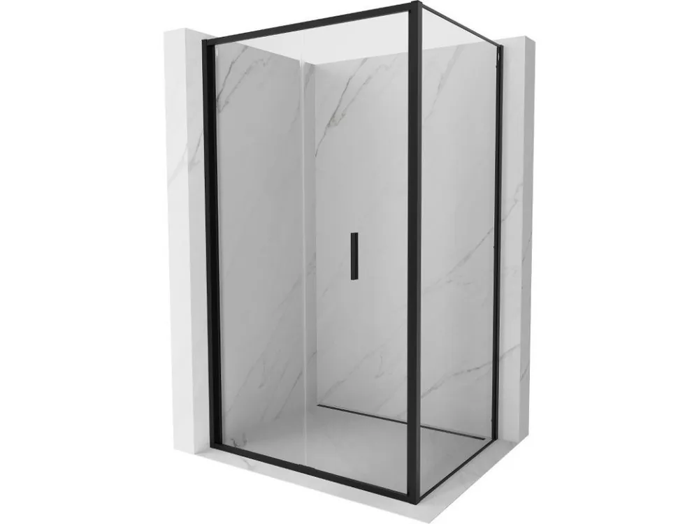 Zlevněný MEXEN/S - Exo sprchový kout skládací dveře 85 x 90, transparent, černá 816-085-090-70-00