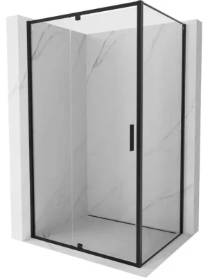 Zlevněný MEXEN/S - Exo sprchový kout dveře křídlové 115 x 75, transparent, černá 819-115-075-70-00