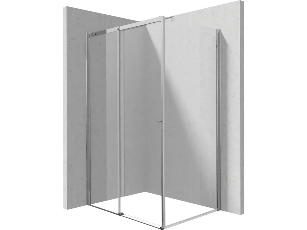 Zlevněný DEANTE/S - Sprchový kout posuvné dveře 160 pevná stěna 40 KTS_084P+KTSP016P+KTS_0P1X KERRIA/0296
