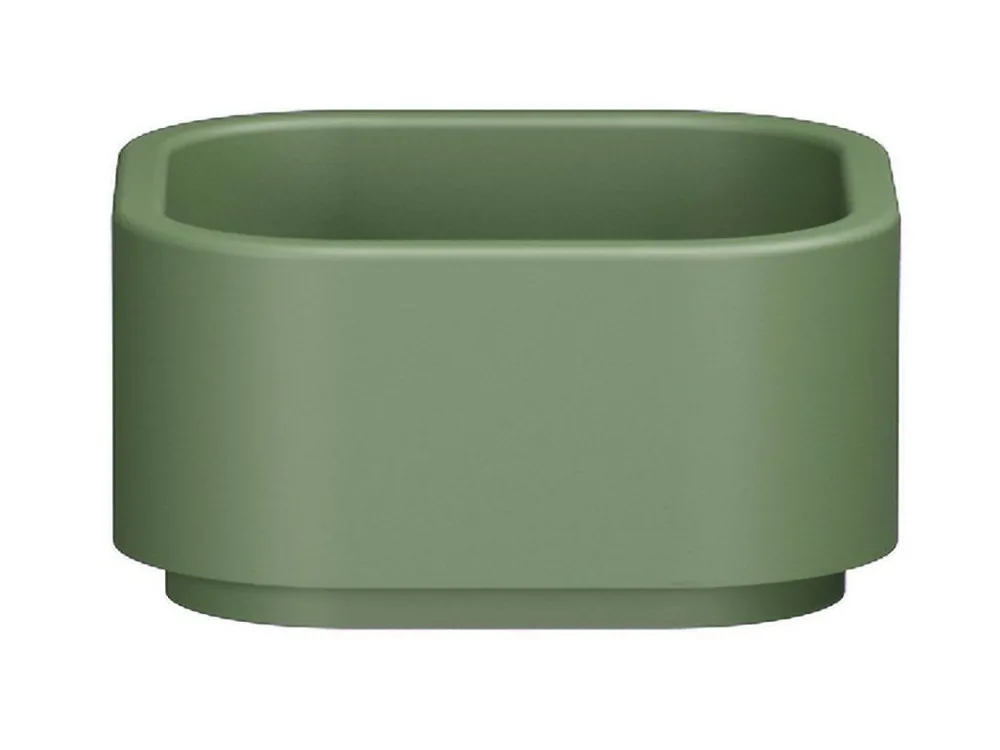 Zlevněný HAKO keramické umyvadlo na desku 30x30cm, verde mat - koupelny-sanita.cz