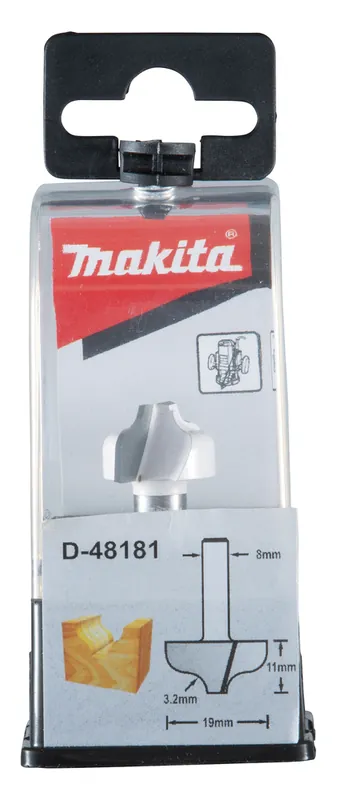 Akce Makita D-48212 Profilová fréza stopka 8 mm,19x12,7x44,7 mm