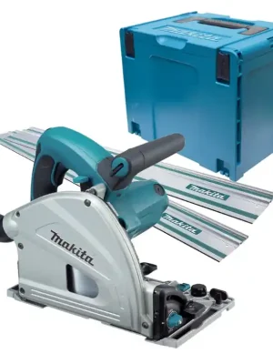 Značkový Makita SP6000J Ponorná pila 55mm SYSTAINER + 2 x vodící lišta 1500mm