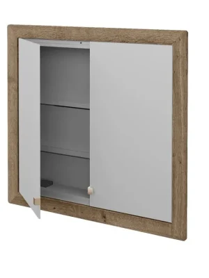 Značkový Dvoudveřová galerka GRID GA2OE 80 - D21 Tobacco