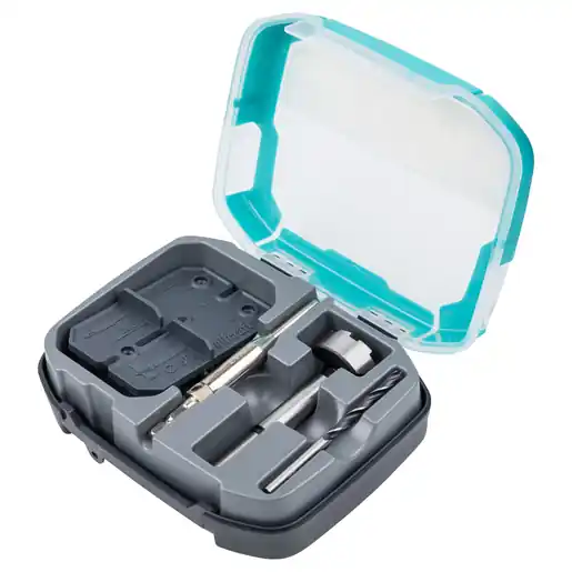 Objednat Nyní Wolfcraft 4656000 Sada pro závěsná nábytková kování, Ø 35 mm, 5-dílná